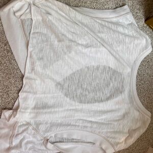 White FP Movement open back shirt